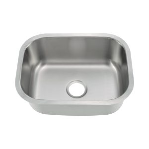 23″ Undermount Stainless Steel Single Bowl Kitchen Sink – Oakland